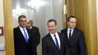 juha Sipilä ja Dimitri Medvedev tapasivat 21.09.2017