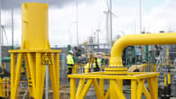 Pipeline infrastructure at an LNG terminal