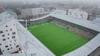 Tammelan stadion dronella ilmasta kuvattuna.