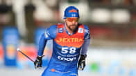 Suomen Perttu Hyvärinen maastohiihdon miesten vapaan hiihtotavan sprinttikisan karsinnassa Tour de Ski -kilpailussa Italian Toblachissa 30. joulukuuta 2023.