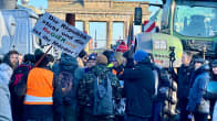 Traktorimielenosoitus Berliinissä.