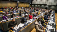 Första fullmäktigemötet i Egentliga Finlands välfärdsområde den 2.3.2022 i Åbo.