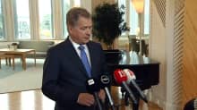 Uutisvideot: Presidentti Niinistö kommentoi kohua herättäneitä Nato-harjoituksia