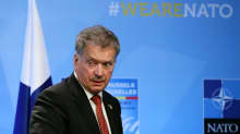 Presidentti Sauli Niinistö Naton huippukokouksessa torstaina 12. heinäkuuta.