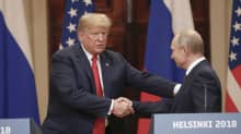 Donald Trump ja Vladimir Putin tapasivat Helsingissä 16. heinäkuuta.