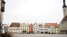 Koronapandemia on tyhjentänyt Tallinnan kadut.