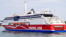 Viking Grace -alus kuvattuna Maarianhaminan lähellä.
