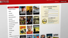 Ruutukaappaus Netflix-sivustosta.