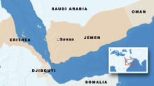 Jemenin kartta.