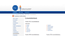 Kuvakaappaus Jyväskylän yliopiston nettisivuilta.