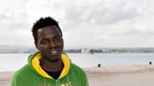 Gambialainen Sayney tuli Italiaan Libyasta 17-vuotiaana yksin.