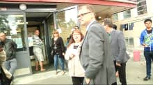 Pääministeri Juha Sipilä vieraili lauantaina vastaanottokeskuksessa Oulussa.