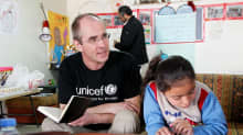 Unicefin koulu Bekaan laaksossa Libanonissa
