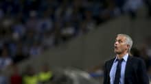 Jose Mourinho kentän laidalla. 