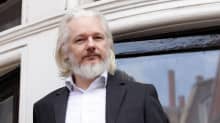 Julian Assange valokuvassa, joka on julkaistu 22. elokuuta 2015.