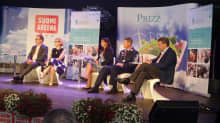 Antti Pelttari, Paula Risikko, Nasima Razmyar, Seppo Kolehmainen ja Juho Saari. 