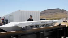 Hyperloop One -tekniikkaa testattiin Nevassa Yhdysvalloissa 11. toukokuuta 2016. 