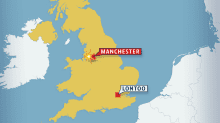 Kartta jossa Manchester