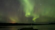 Revontulia Olkkajärvellä