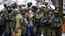 Israelin joukot talttuvat palestiinalsia mielenosoittajia 