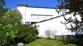 Alvar Aalto Museo ja Keski-Suomen museo Ruusupuistossa.