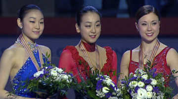 Yu-Na Kim, Mao Asada ja Laura Lepistö