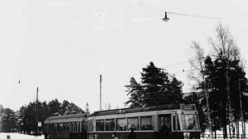 munkkiniemen raitiovaunu 1952