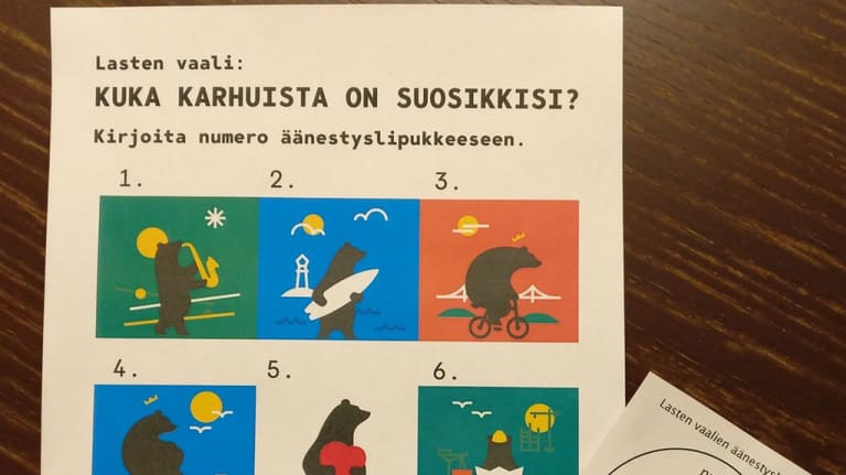 Lasten vaalit Porissa 2018.
