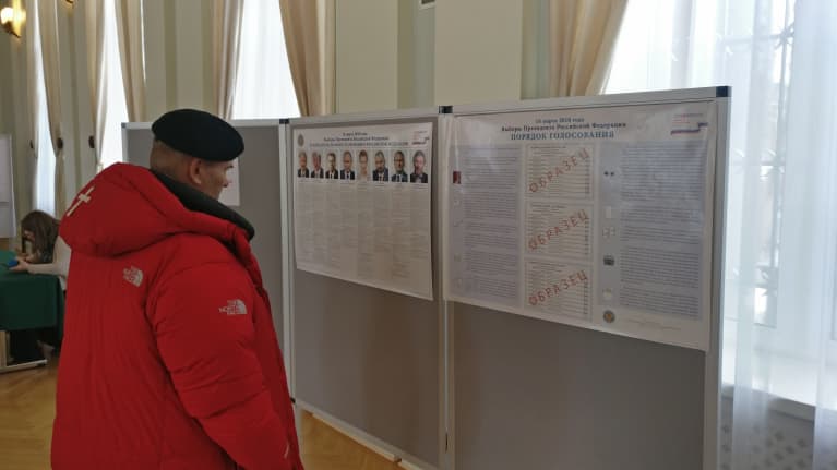 venäjä lähetystö presidentinvaalit