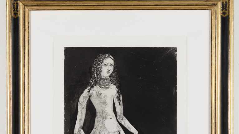 Pablo Picasson työ "Venus ja Amor"