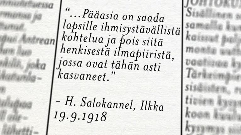 Lehtiote Ilkasta 1918