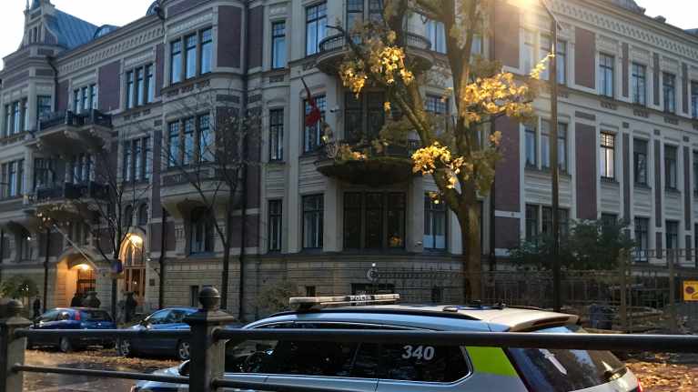 Turkin suurlähetystö Helsingissä.