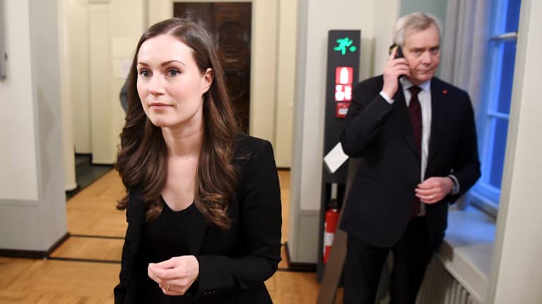 Sanna Marin ja Antti Rinne