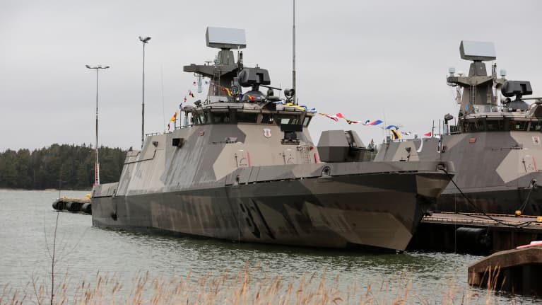 Hamina-luokan ohjusvene.