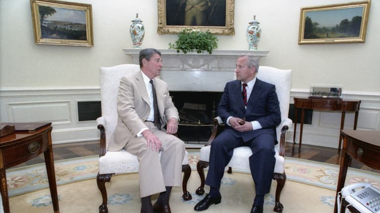 Ronald Reagan ja Oleg Gordijevski