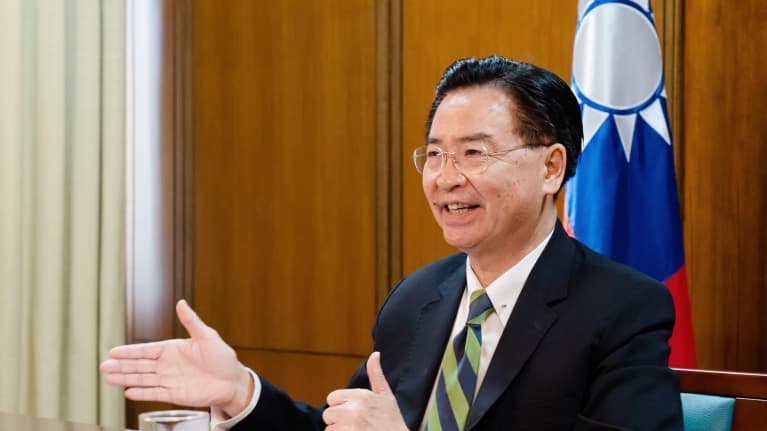 Taiwanin ulkoministeri Jaushieh Joseph Wu.