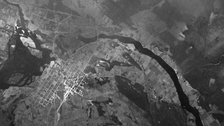 Ilmakuva Oulusta 1931