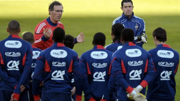 Ranskan maajoukkueluotsi Laurent Blanc.