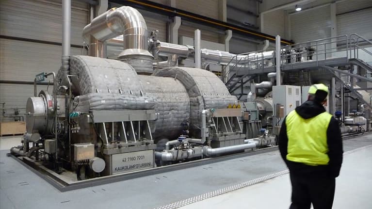 Kaukaan Voiman biovoimala.