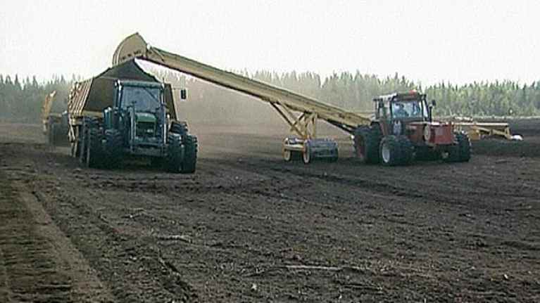 Turpeennostoa energiasuolta. 