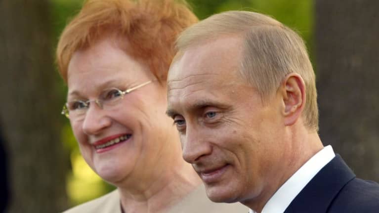Tarja Halonen ja Vladimir Putin