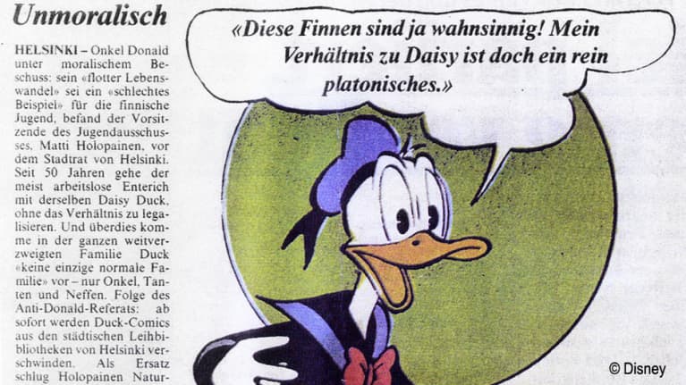 Saksalainen lehtileike.