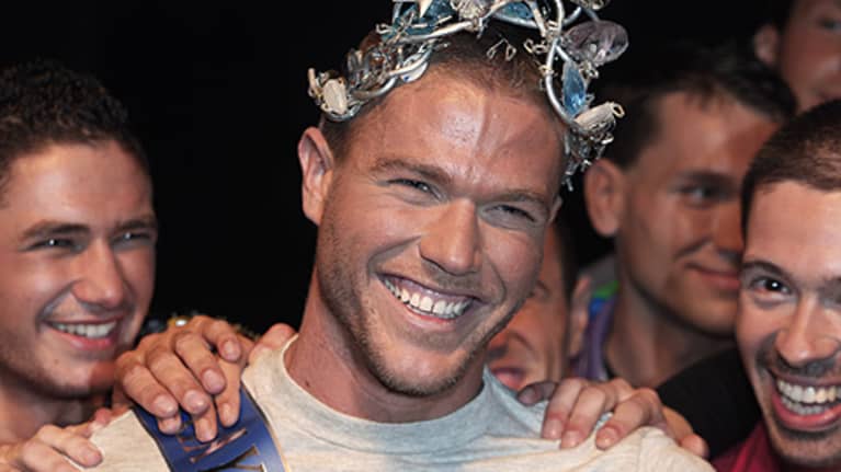 Mr Gay Europe -kilpailun voittaja Sergio Lara.