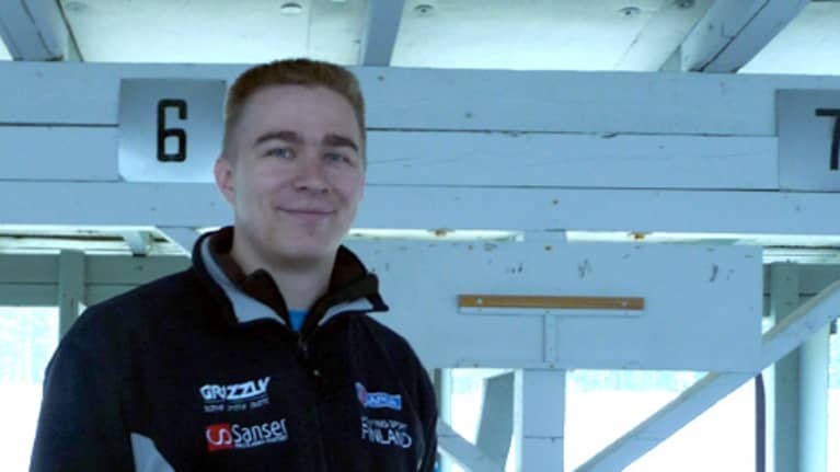 Henri Häkkinen ampumaradalla