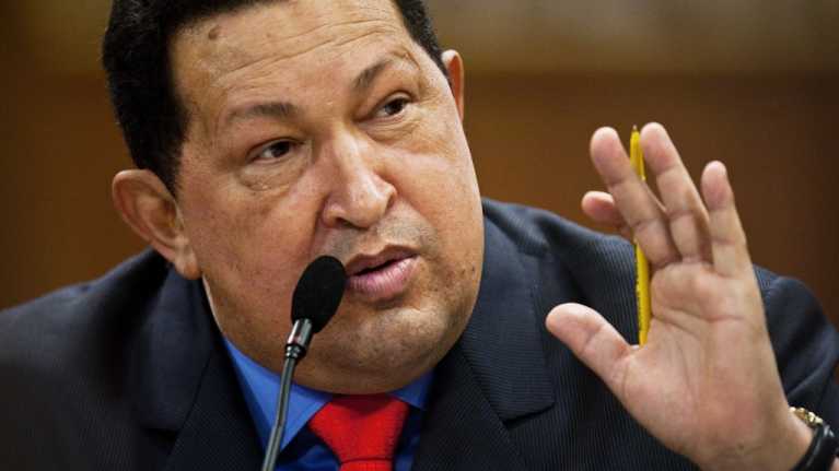 Hugo Chávez.