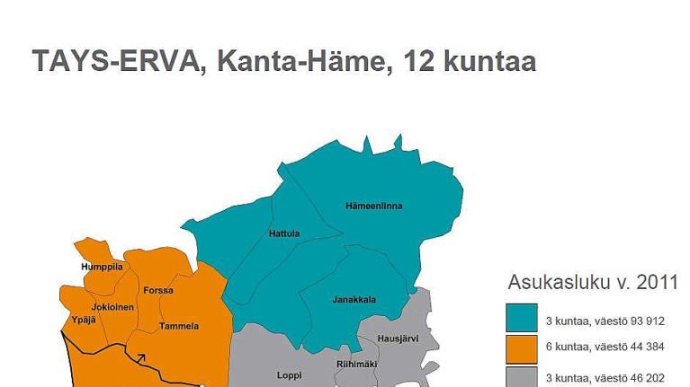Sote-kartta Kanta-Hämeestä