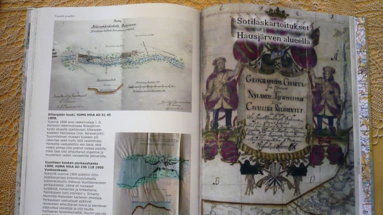 Aukeama kirjasta Hausjärvi vanhoissa kartoissa.