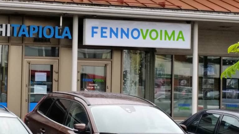 Fennovoiman toimisto Pyhäjoella.