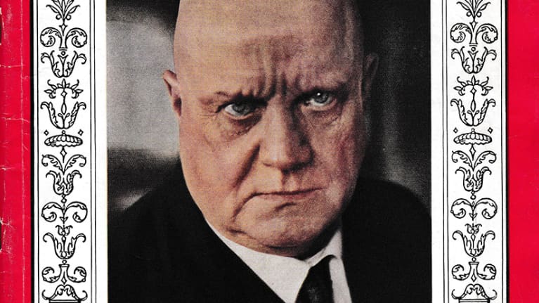 Jean Sibelius Time-lehden kannessa.