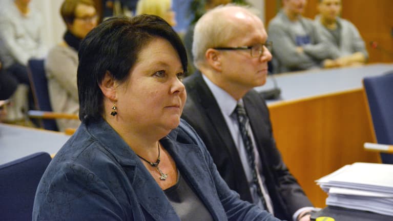 Terhi Kiemunki Pirkanmaan käräjäoikeudessa.